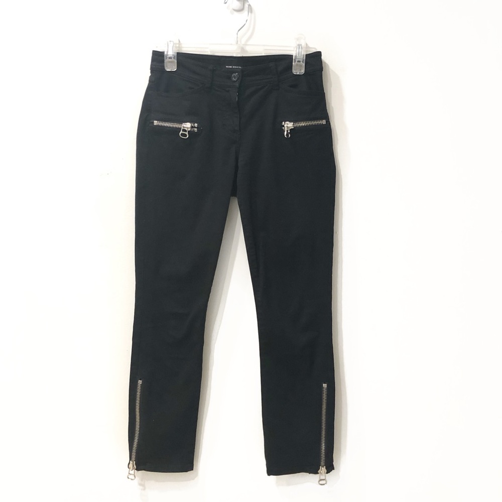 Aritzia | Wilfred Free Black Moto Cropped Pants 0